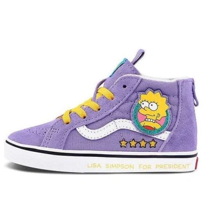 Vans (td)  The Simpsons X Sk8-hi Zip 'lisa 4 Prez' In Purple