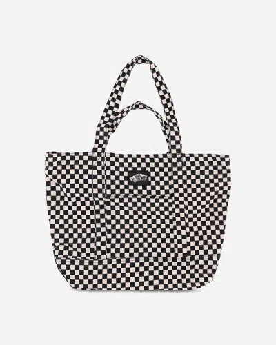 Vans Tell All Zip Tote Bag Checkerboard In Black