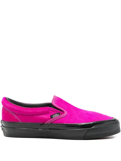 Vans Textured Sneakers In Pink