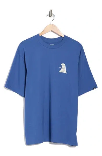 Vans Thalia Wave Cotton Graphic T-shirt In Blue