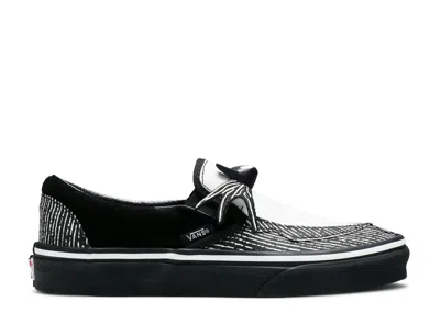 Vans The Nightmare Before Christmas X  Classic Slip-on 'jack Skellington Bowtie' In Black