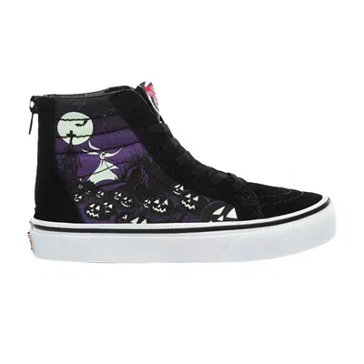 Pre-owned Vans The Nightmare Before Christmas X  Sk8-hi Kids 'jacks Lament' | Black | Kid's Size 3