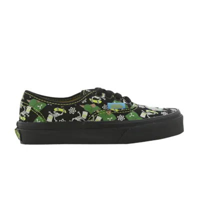 Pre-owned Vans The Simpsons X  Authentic Little Kids 'glow Bart' | Black | Kid's Size 3