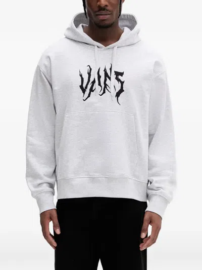 Vans They Are Just Shoes Loose Pullover Hoodie In Gray