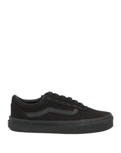 Vans Babies'  Toddler Boy Sneakers Black Size 1.5c Leather, Textile Fibers