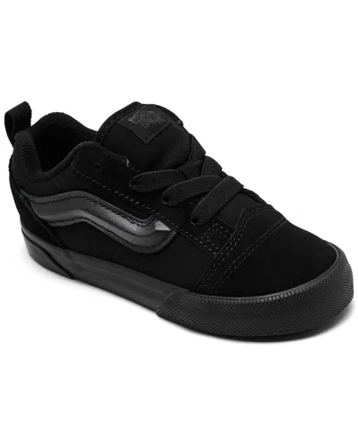Vans Babies' Toddler Boys' And Girls' Knu Skool Low-top Sneakers From Finish Line, Created For Macy's In Black