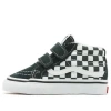 Vans Toddler Checkerboard Sk8-mid Reissue Velcro Sneakers Green/white Td