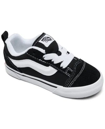 Vans Babies' Toddler Kids Knu Skool Lifestyle Sneakers From Finish Line In Black,white