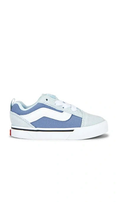 Vans Toddler Knu Skool Elastic Lace In Blue