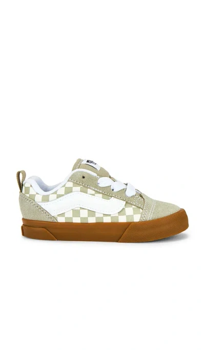 Vans Toddler Knu Skool Elastic Lace In Brown