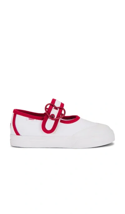Vans Toddler Mary Jane In White