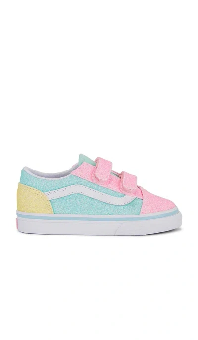 Vans Toddler Old Skool V In Pink