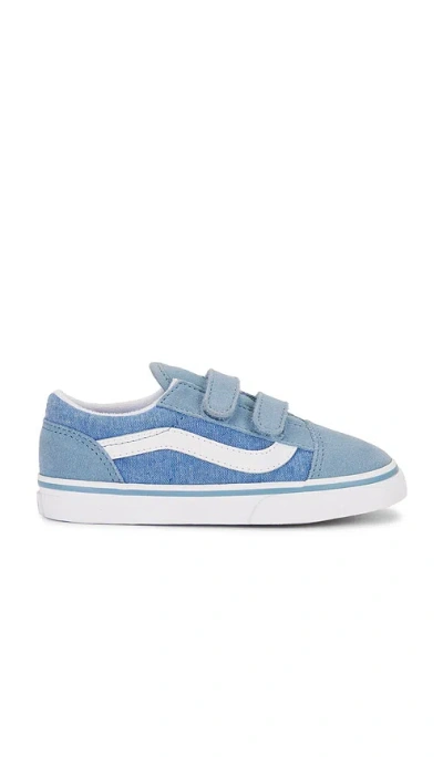 Vans Toddler Old Skool V In Blue
