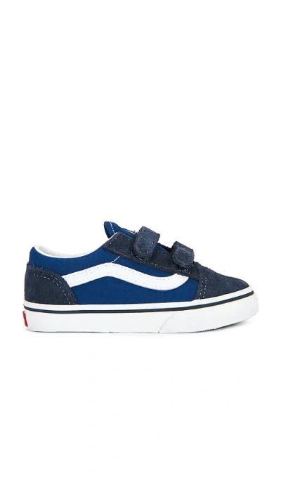 Vans Toddler Old Skool V In Blue