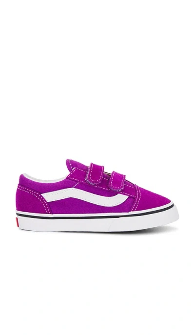 Vans Toddler Old Skool V In Purple