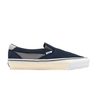 Pre-owned Vans Tokyo Design Collective X Slip-on Reissue 98 Sp Lx 'black Shadow' In Blue