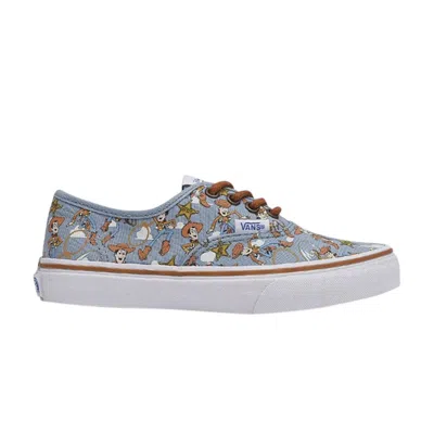 Pre-owned Vans Toy Story X  Authentic Kids 'woody' | Blue | Kid's Size 3