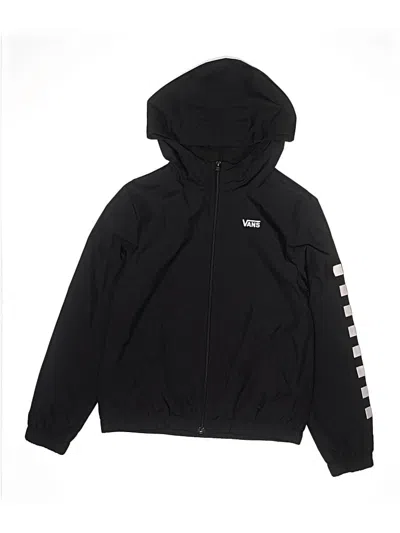 Pre-owned Vans Kids' Track Jacket In Black