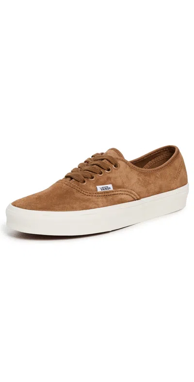 Vans U Authentic Sneakers Pig Suede Chipmunk In Brown