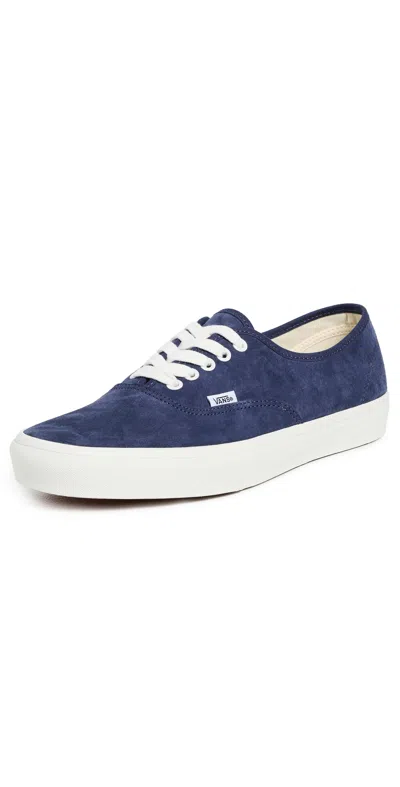 Vans U Authentic Sneakers Pig Suede Deep Twilight In Blue