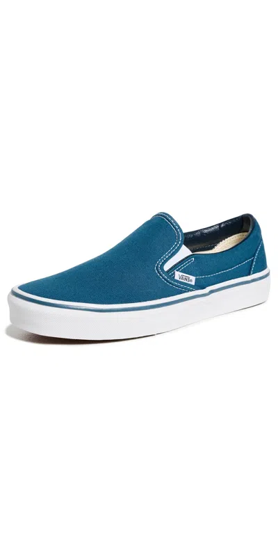 Vans U Classic Slip On Unisex Sneakers Navy In Blue