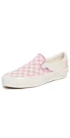 Vans U Lx Classic Slip-ons Checkerboard Pink Dawn In White