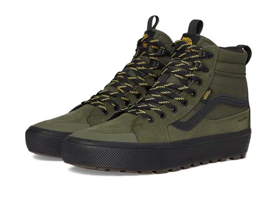 Vans U Mtetm Sk8-hi(r) Waterproof Insulated Shoes Green/black: Men's 6.5 - Women's 8 Medium