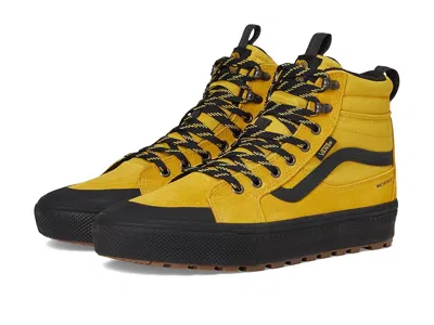Vans U Mtetm Sk8-hi(r) Waterproof Insulated Shoes Yellow/black : In Multi