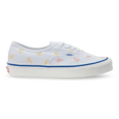 Pre-owned Vans Ua Authentic 44 Dx Anaheim Factory Sneakers In Heritage Embroidery/white