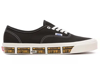 Pre-owned Vans Ua Authentic 44 Dx Anaheim Factory Sneakers In Vanity Plate/black