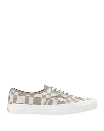 Vans Ua Authentic 44 Dx Man Sneakers Khaki Size 7.5 Textile Fibers In Beige