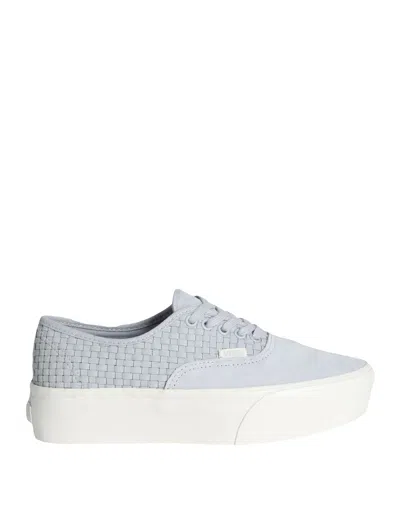 Vans Ua Authentic Stackform Woman Sneakers Pastel Blue Size 7 Soft Leather