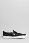 Vans Knu Slip Man Sneakers Black Size 12 Soft Leather In Black