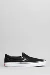 Vans Knu Slip Man Sneakers Black Size 12 Soft Leather In Black