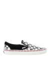 Vans Ua Classic Slip-on Woman Sneakers Black Size 6 Textile Fibers In Black