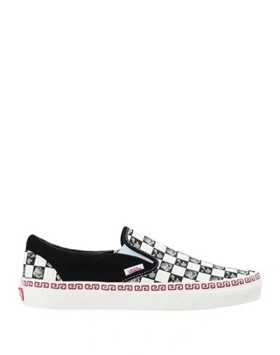 Vans Ua Classic Slip-on Woman Sneakers Black Size 6 Textile Fibers