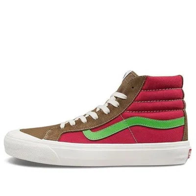 Vans Ua Og Style 138 Lx Redgreen In Multi