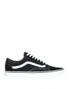 Vans Man Sneakers Midnight Blue Size 9 Leather In Black