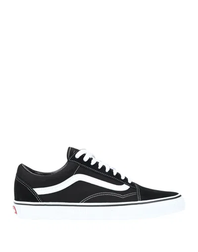 VANS VANS UA OLD SKOOL MAN SNEAKERS BLACK SIZE 11.5 LEATHER, TEXTILE FIBERS,17049084IV 11