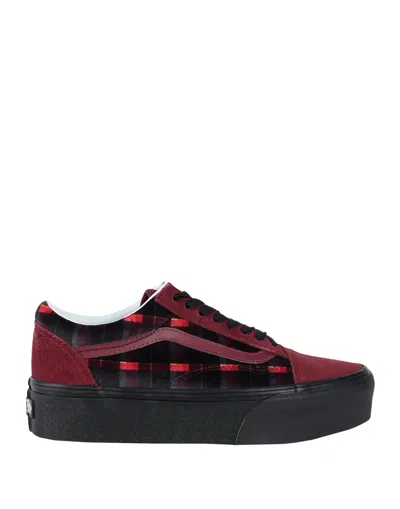 Vans Sneakers In Red