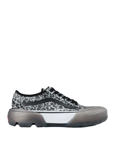 VANS VANS UA OLD SKOOL TAPERED MESH DX MODULAR WOMAN SNEAKERS BLACK SIZE 8 TEXTILE FIBERS