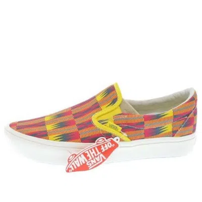 Vans Union X Comfycush Slip-on 'red Yellow' In Multi