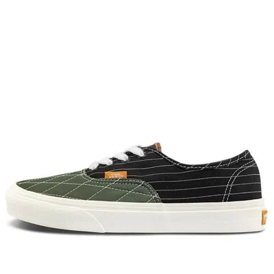 Vans Unisex Authentic Sneakers Black/green Blackgreenmulti-color In Multi