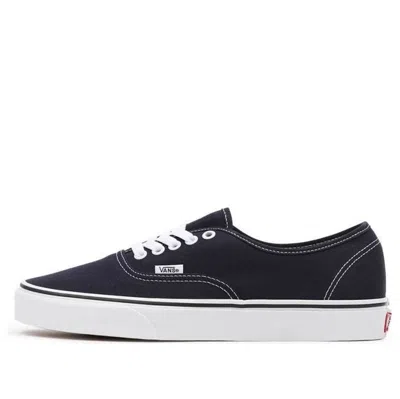 Vans Unisex Authentic Sneakers Blue/white In Black