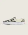 Vans Unisex Classic Slip On Checkerboard Shoes In Black Off White In Multi