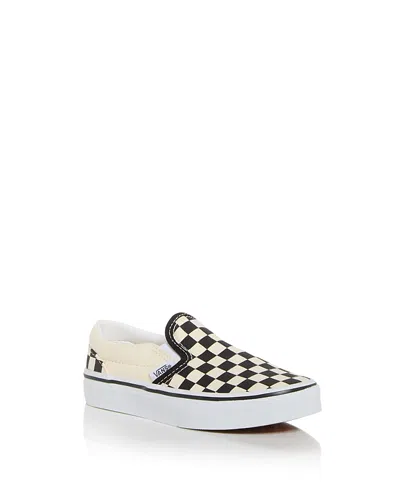 Vans Kids' Classic Slip-on Sneakers In Black