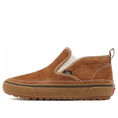 Vans Unisex Mid Slip Mte-1 Sneakers Brown In Multi