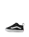 Vans Old Skool Crib Shoe In Black/true White