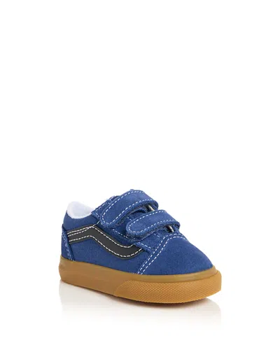 Vans Unisex Old Skool Sneakers - Toddler, Little Kid In Blue