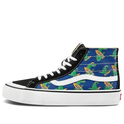 Vans Unisex Sk8-hi High-top Sneakers Blue/yellow/green